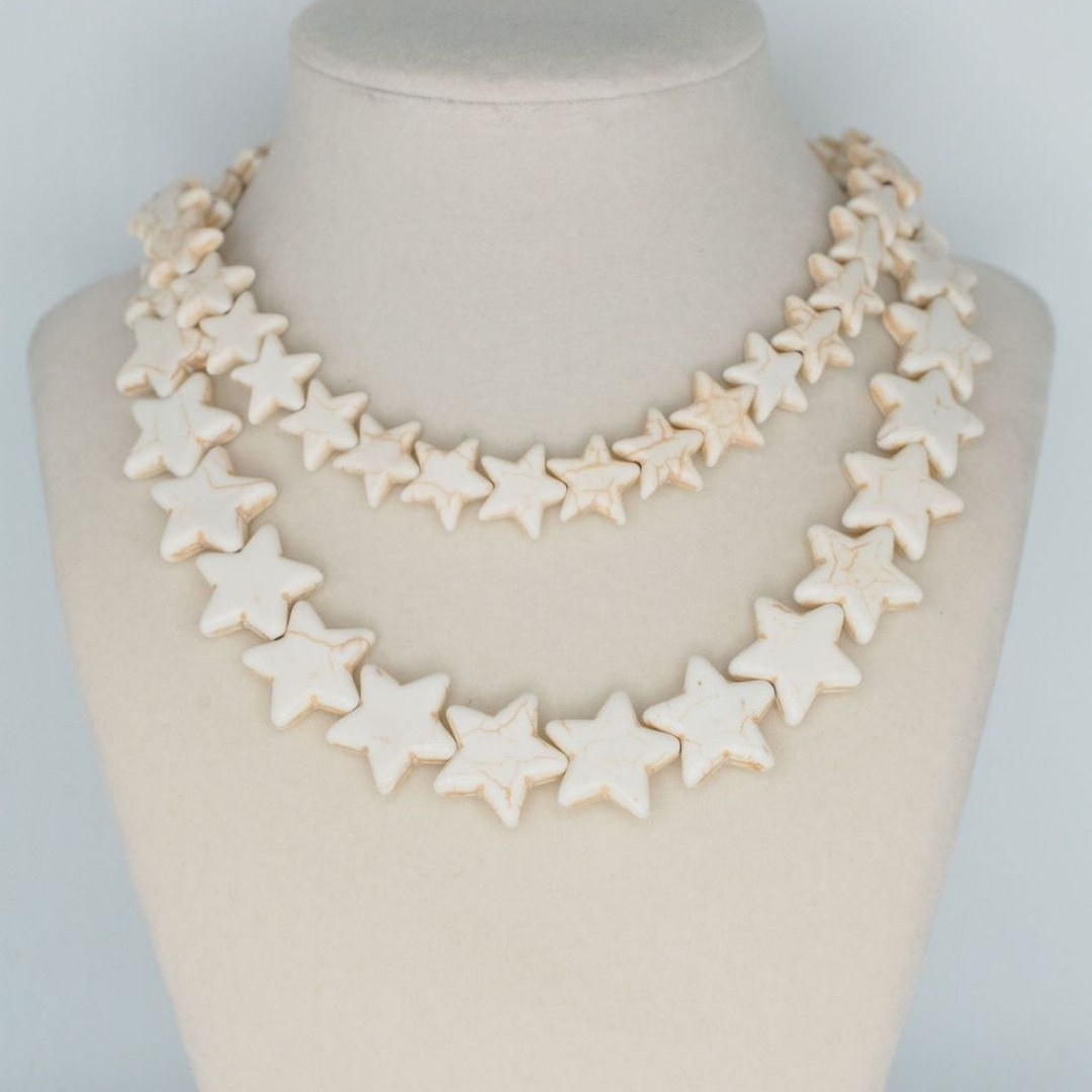 Smith and Co. Design - Star Necklace - Large - Coconut