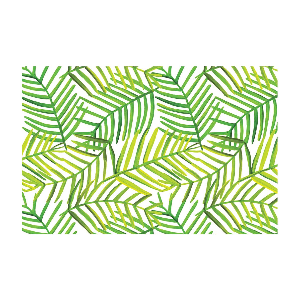 Green Leaf Paper Placemat Pad
