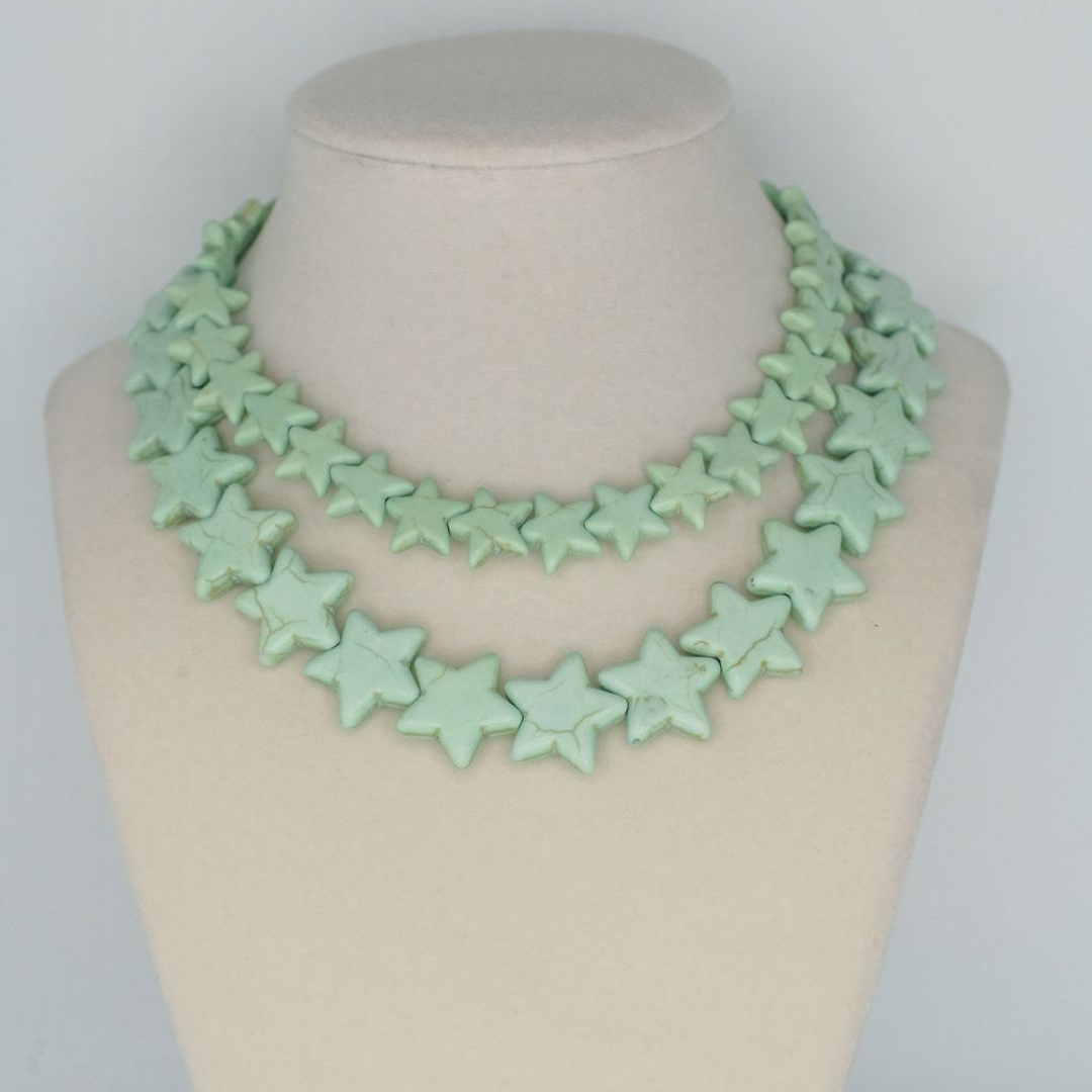 Smith and Co. Design - Star Necklace - Small - Lime Green