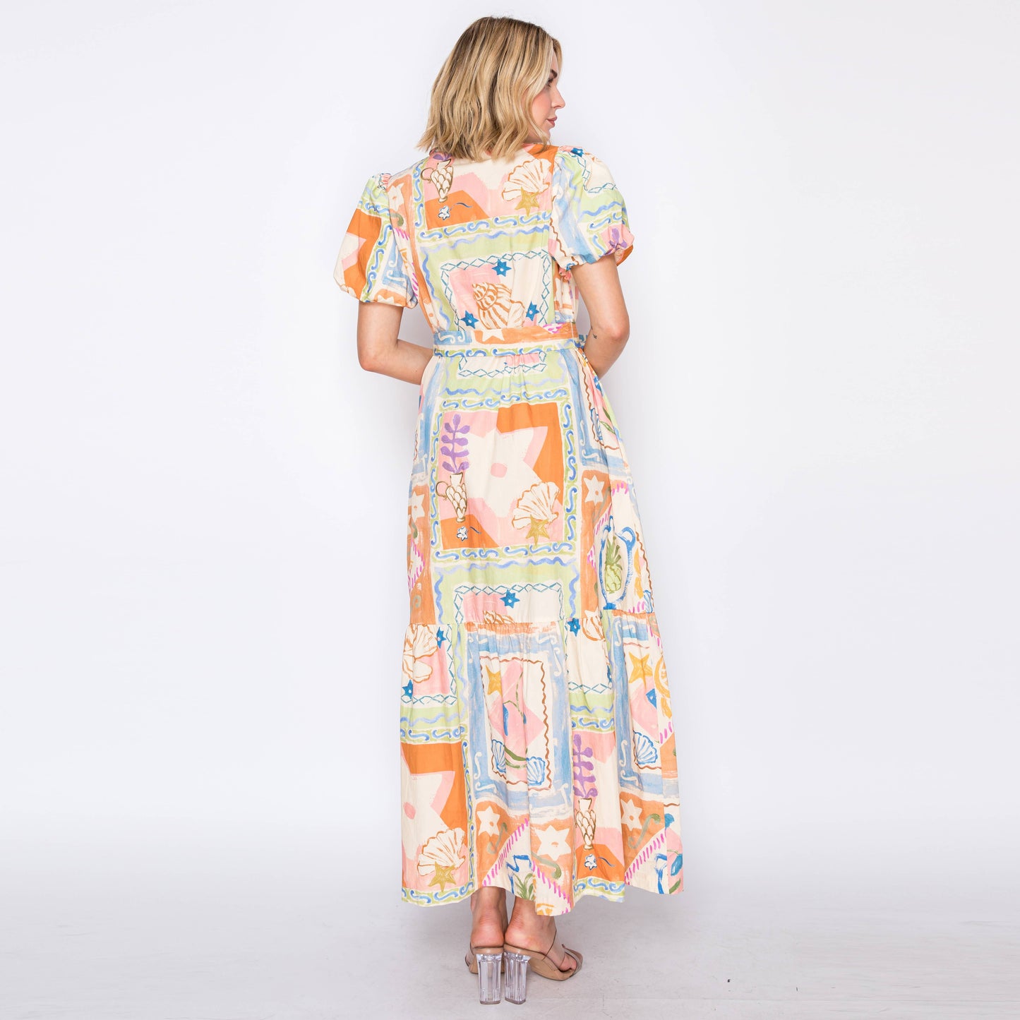 LoveWednesday - PASTEL VOYAGE Shirts Long Dress