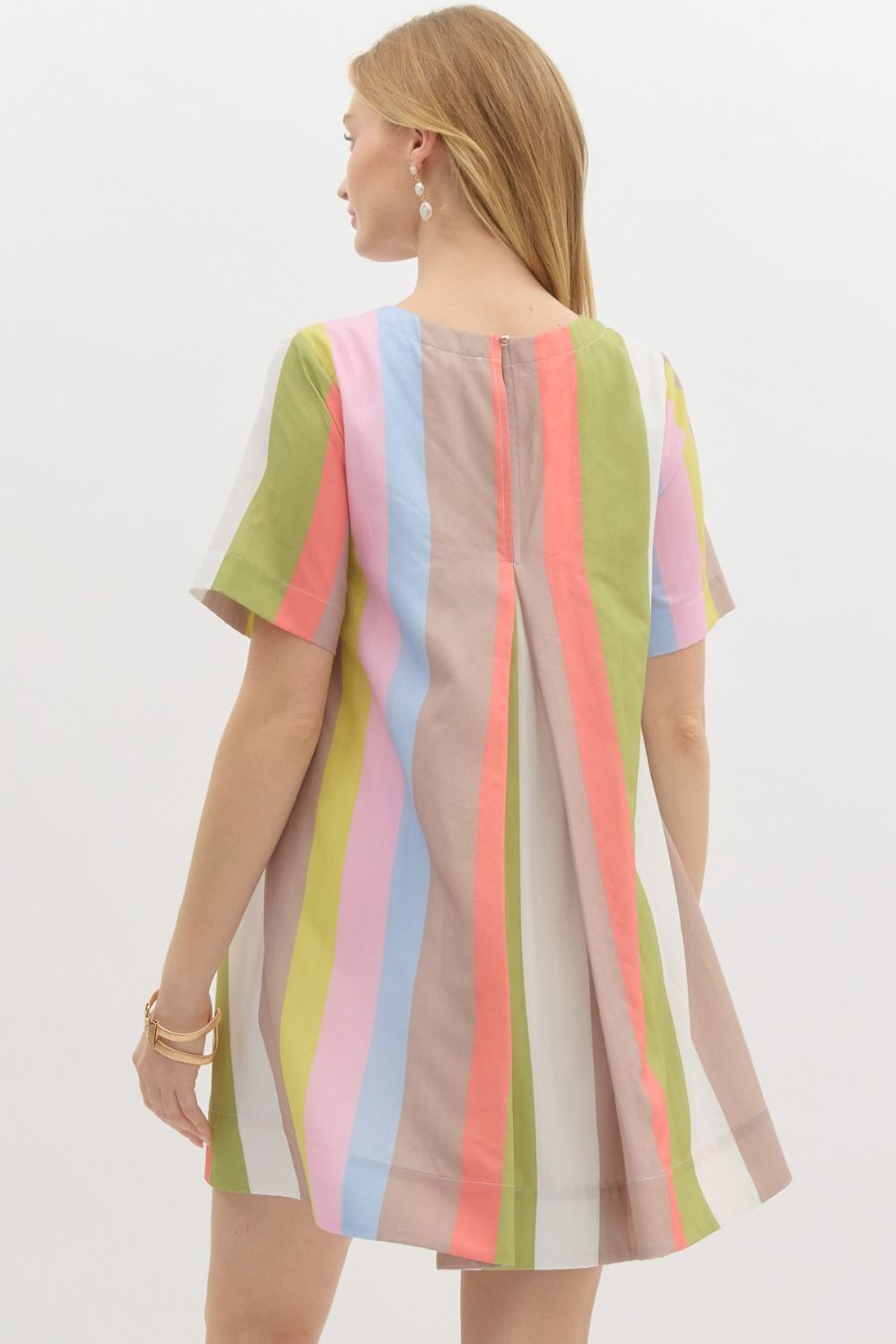 Entro Colorful Stripped Dress