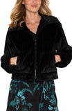 Zip Up Faux Fur Jacket