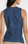 Liverpool Crew Neck Split Front Vest