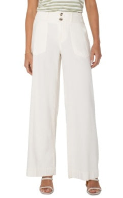 Hannah Flare Utility Patch Pocket Wide Leg Pant