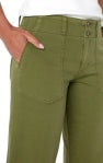 Hannah Flare Utility Patch Pocket Wide Leg Pant