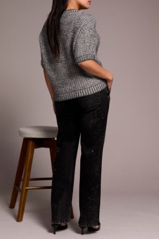 Aurora Crew Neck Cap Sweater