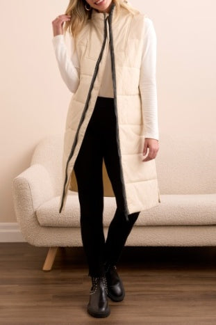 Denver Long Quilted Vest