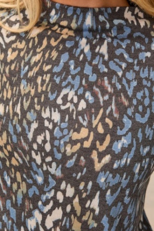 Tribal - Blossom Funnel Neck Top