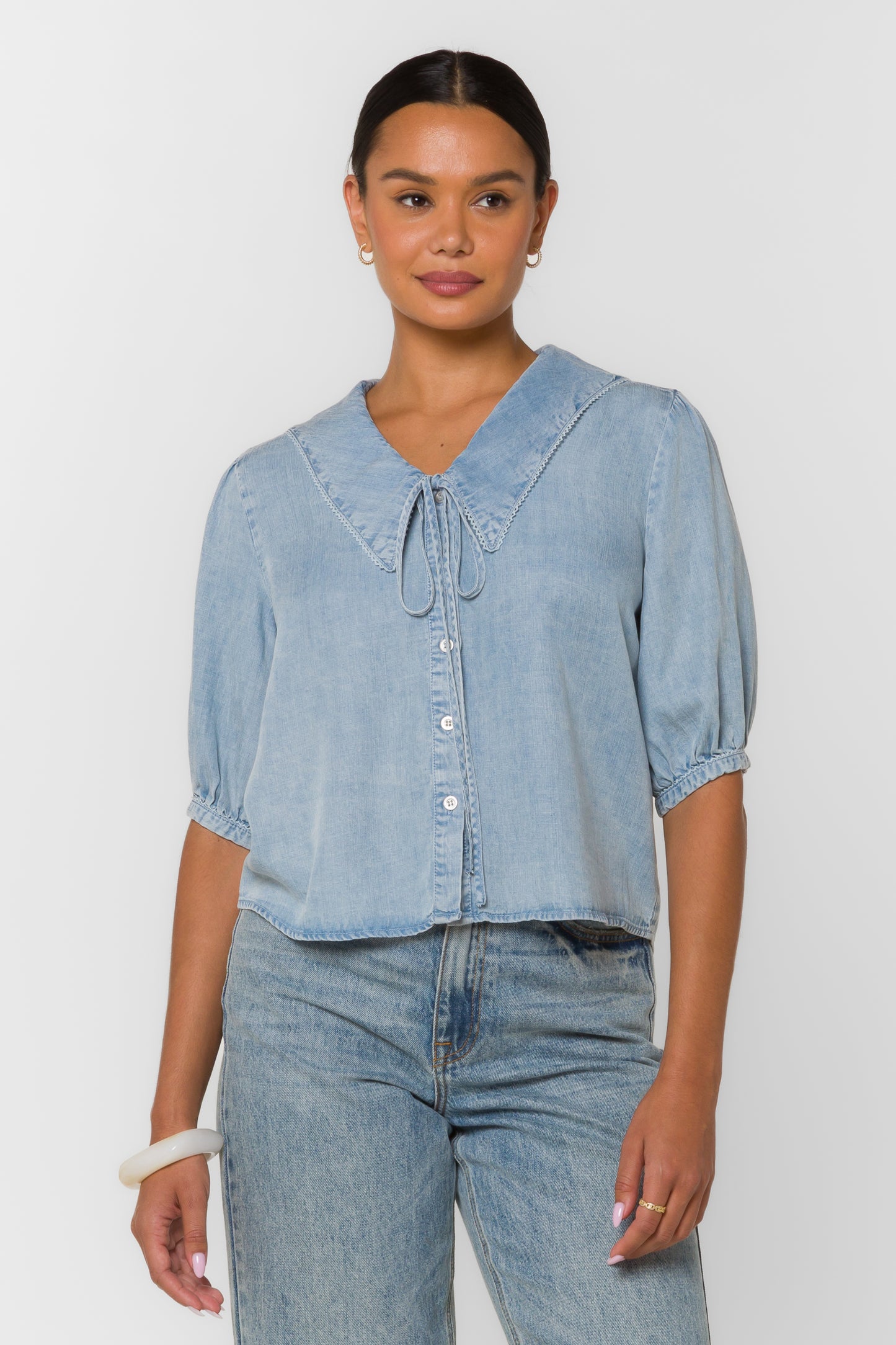 Velvet Heart Valencia Classic Indigo Blouse