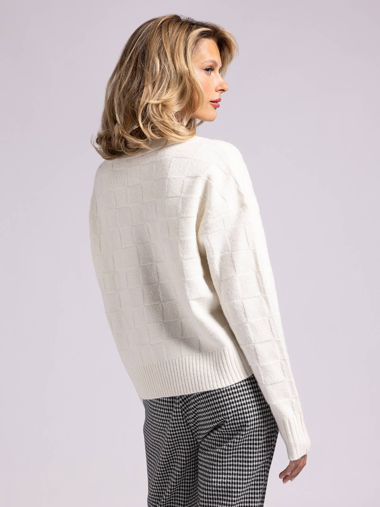 Collared Checkered Sweater - Rhode Sweater