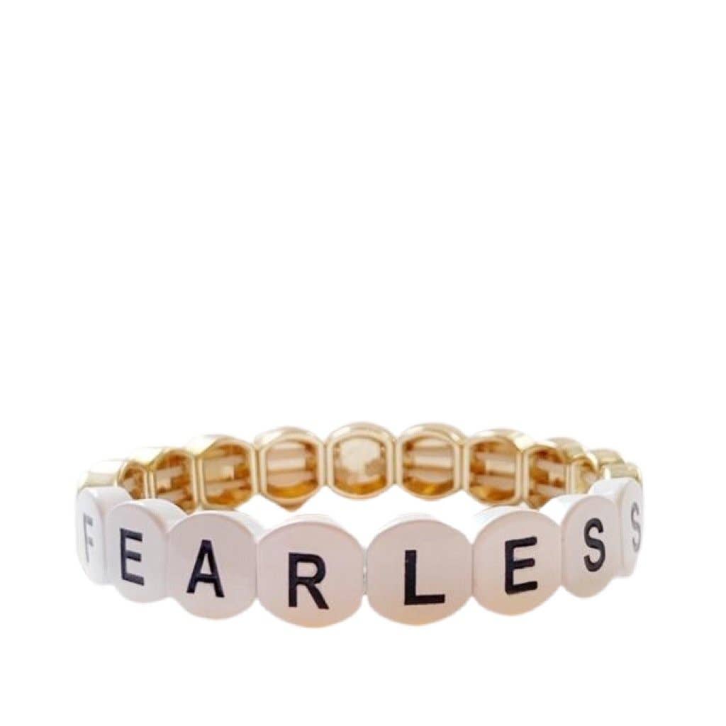 Caryn Lawn - Word Tile Bracelet - Fearless