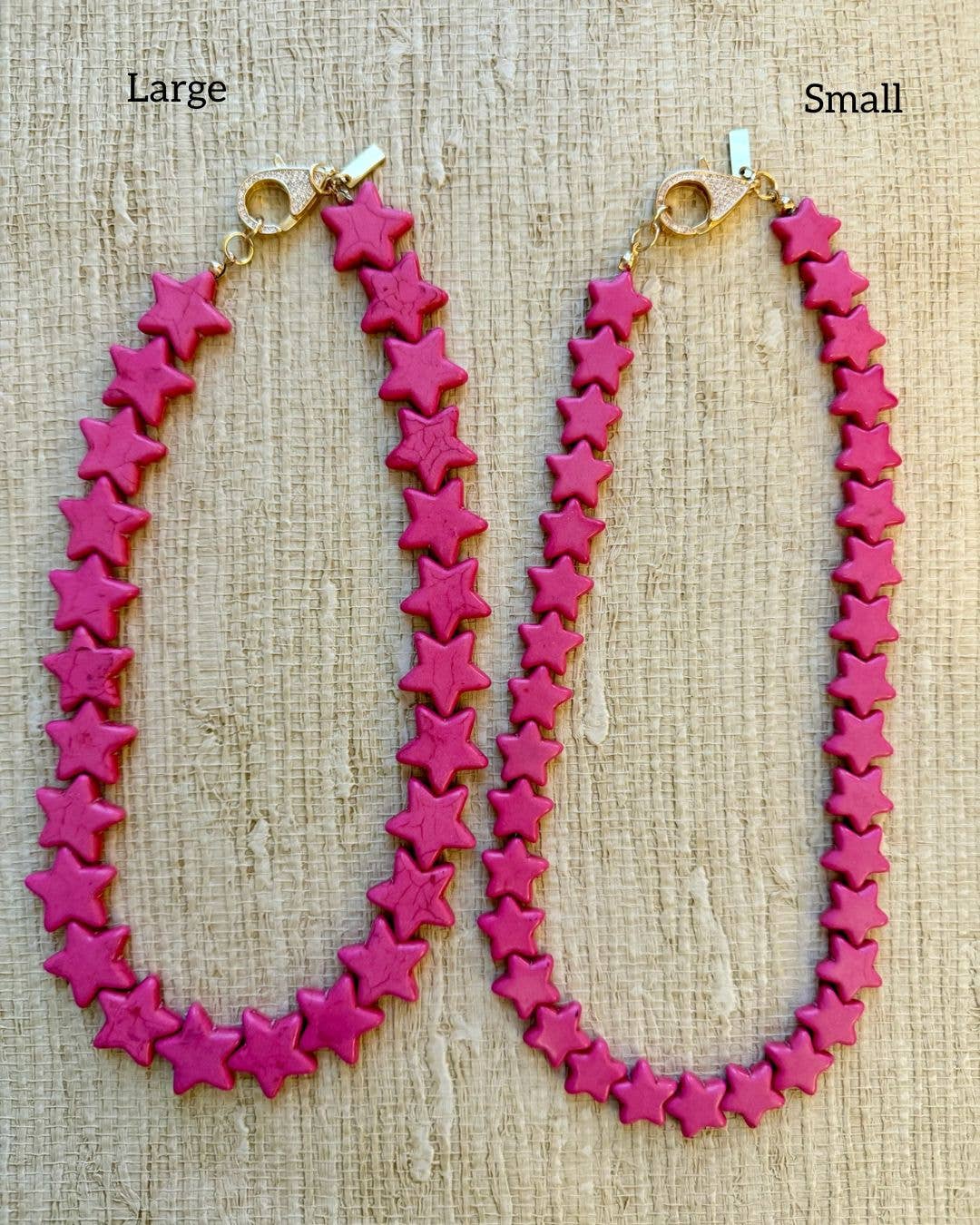 Smith and Co. Design - Star Necklace - Large - Bubble Gum Pink