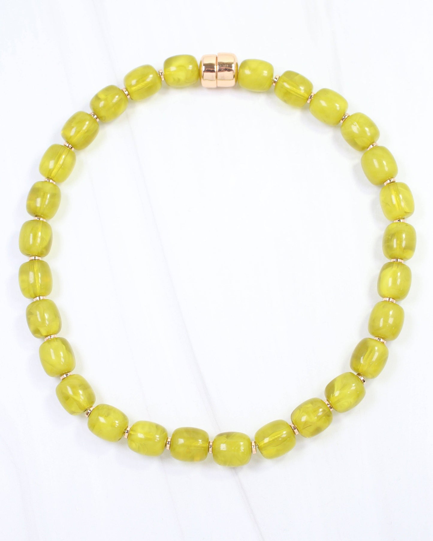 Caroline Hill - Karsyn Beaded Magnetic Necklace Green