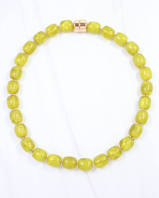 Caroline Hill - Karsyn Beaded Magnetic Necklace Green