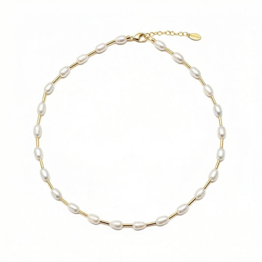 Sahira Jewelry Design - Eliana Pearl Necklace