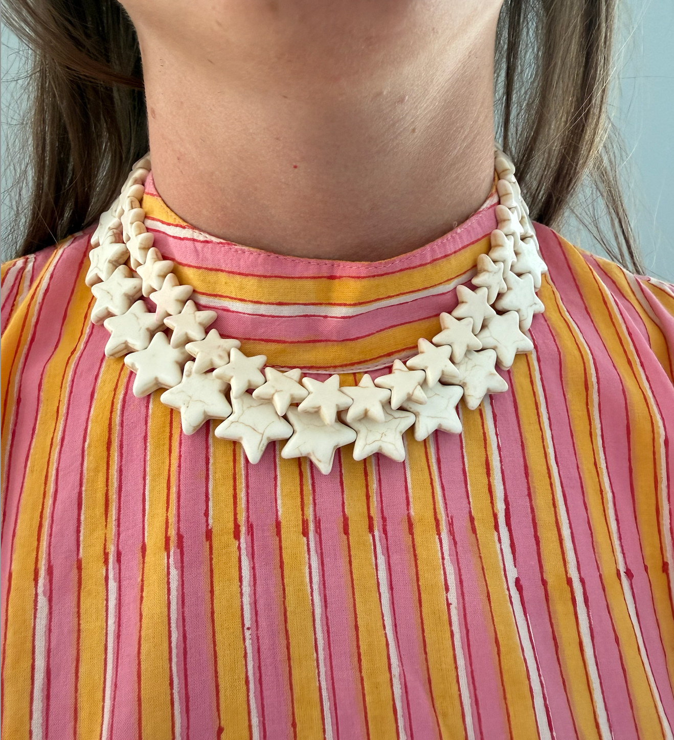 Smith and Co. Design - Star Necklace - Small - Coconut