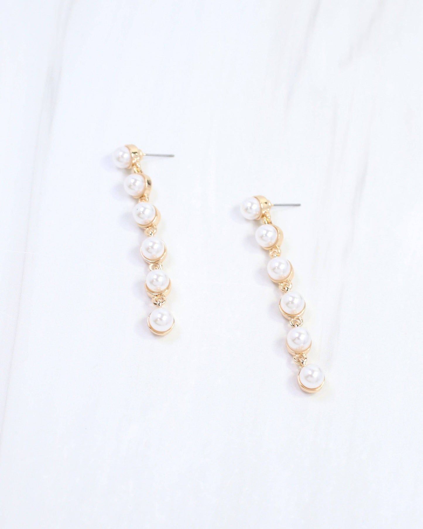 Caroline Hill - Julianne Pearl Dangle Earring Gold