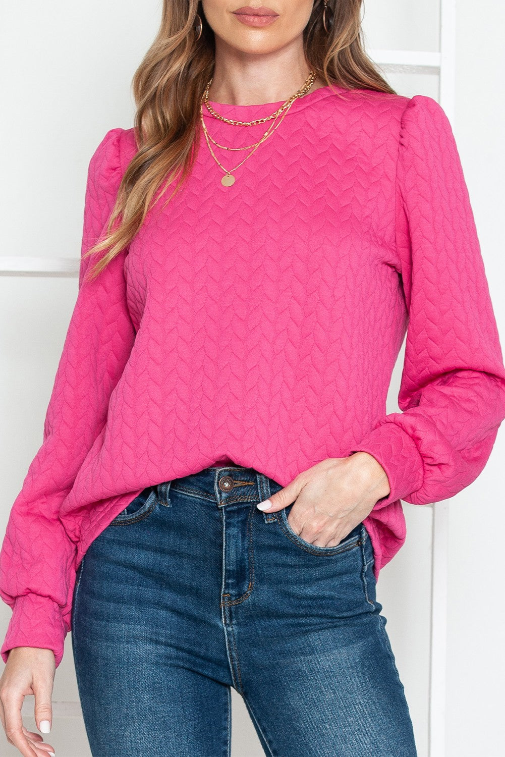 Puff Sleeve Sweatshirt