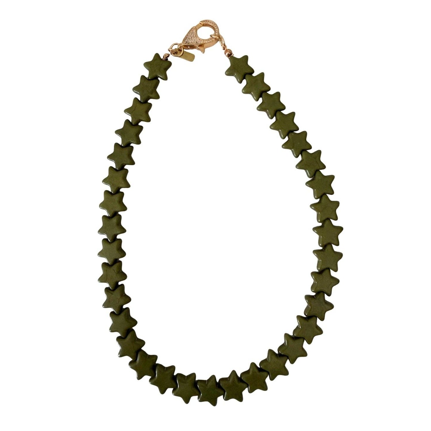 Smith and Co. Design - Star Necklace - Small - Hunter Green