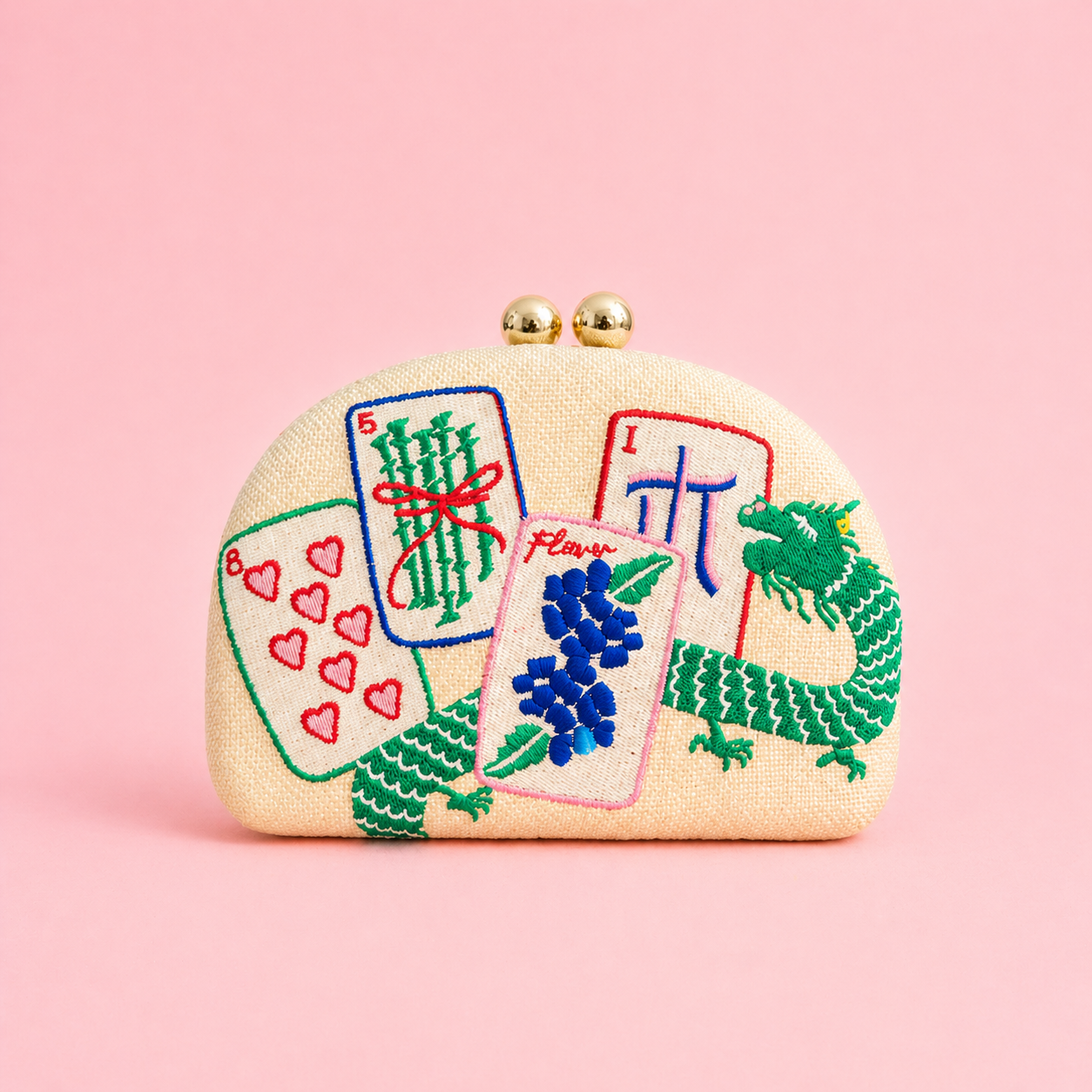 Lisi Lerch - Mahjong Clutch- Embroidered - WS