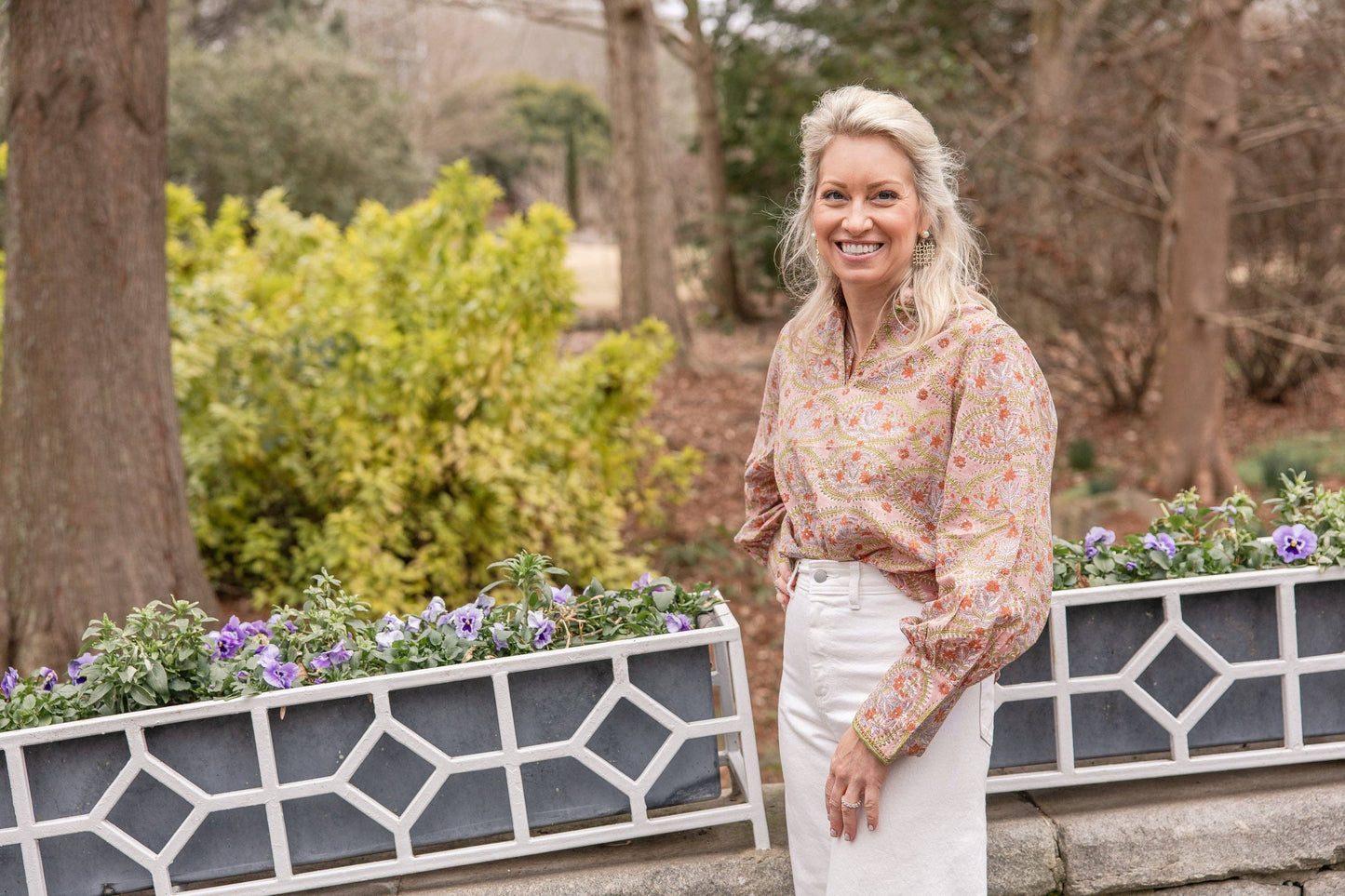Rahab's Rope - Rosewood Vine Blouse