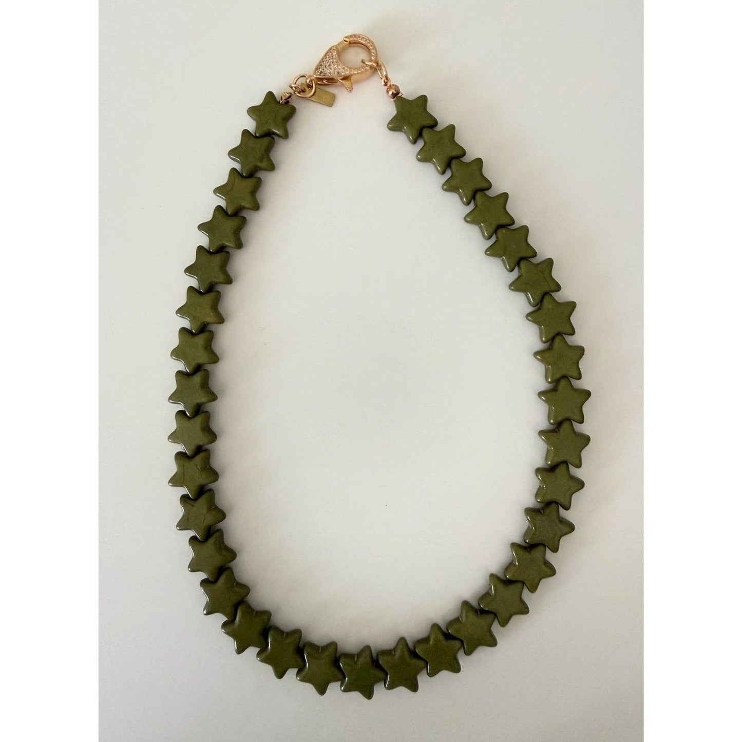 Smith and Co. Design - Star Necklace - Small - Hunter Green