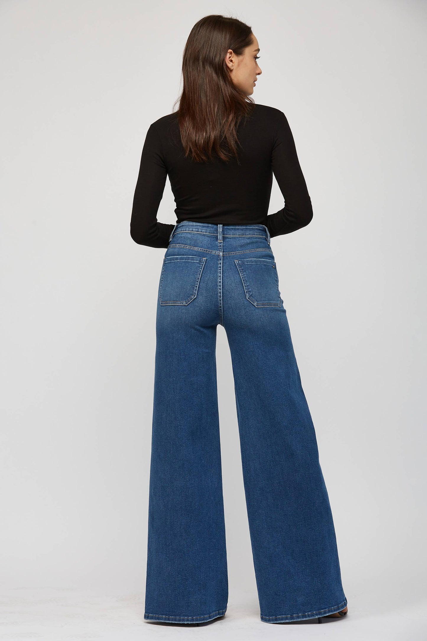 FRONT POCKET WIDE LEG LONG