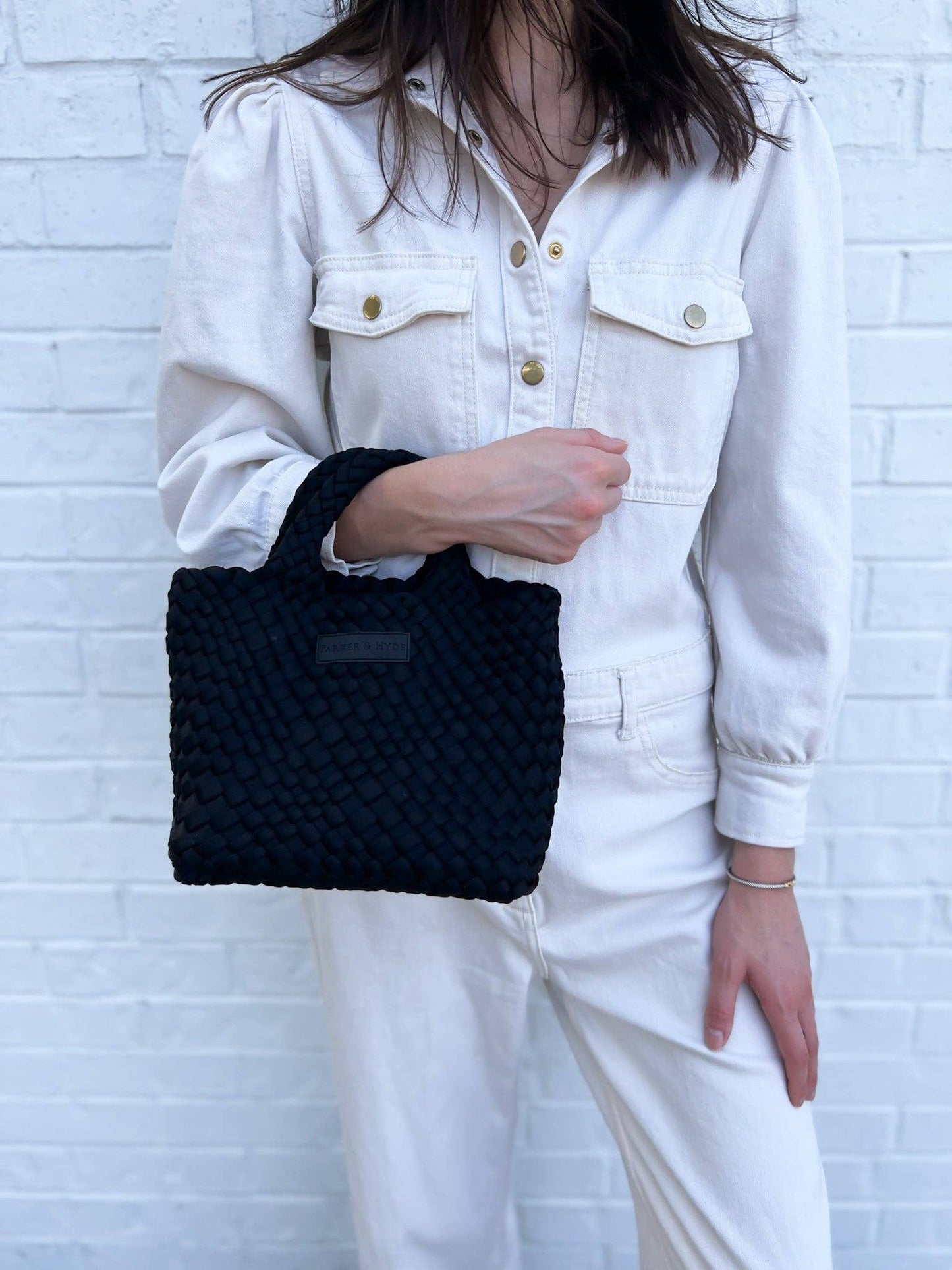 Mini Woven Tote