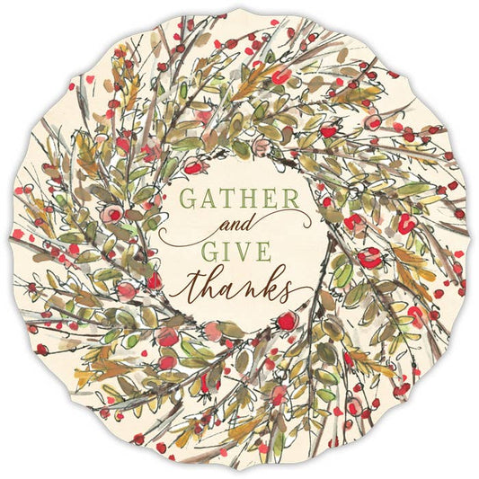 RosanneBeck Collections - Cut Placemat-Gather And Give Thanks Wreath Posh Die