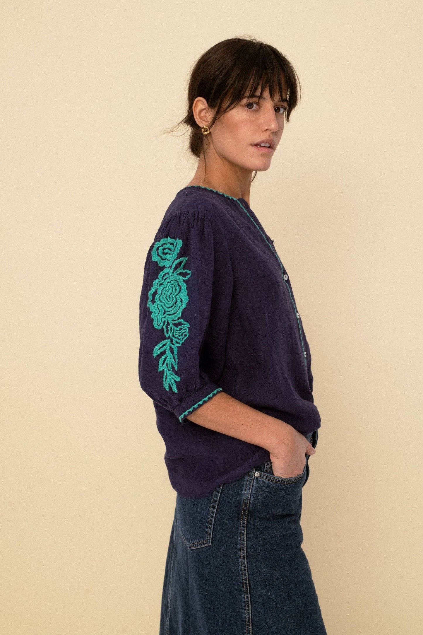 Sonmer Shop USA - Mily Blouse blue
