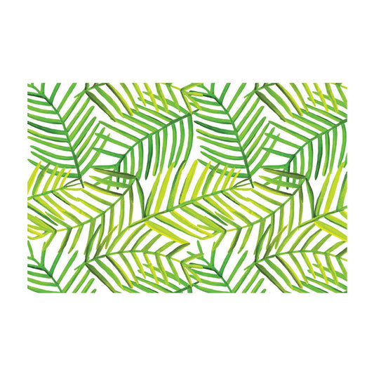 Green Leaf Paper Placemat Pad