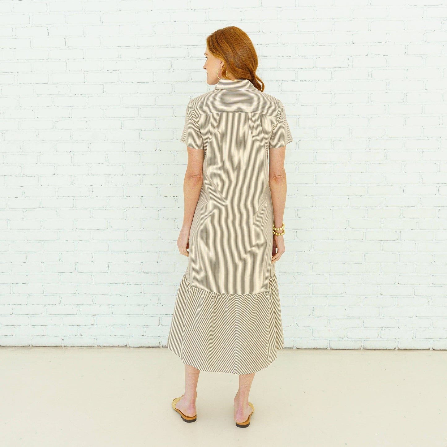 Caryn Lawn - Maddie Dress Cocoa