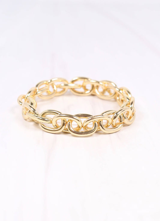 Caroline Hill - Jo Anne Stretch Bracelet GOLD