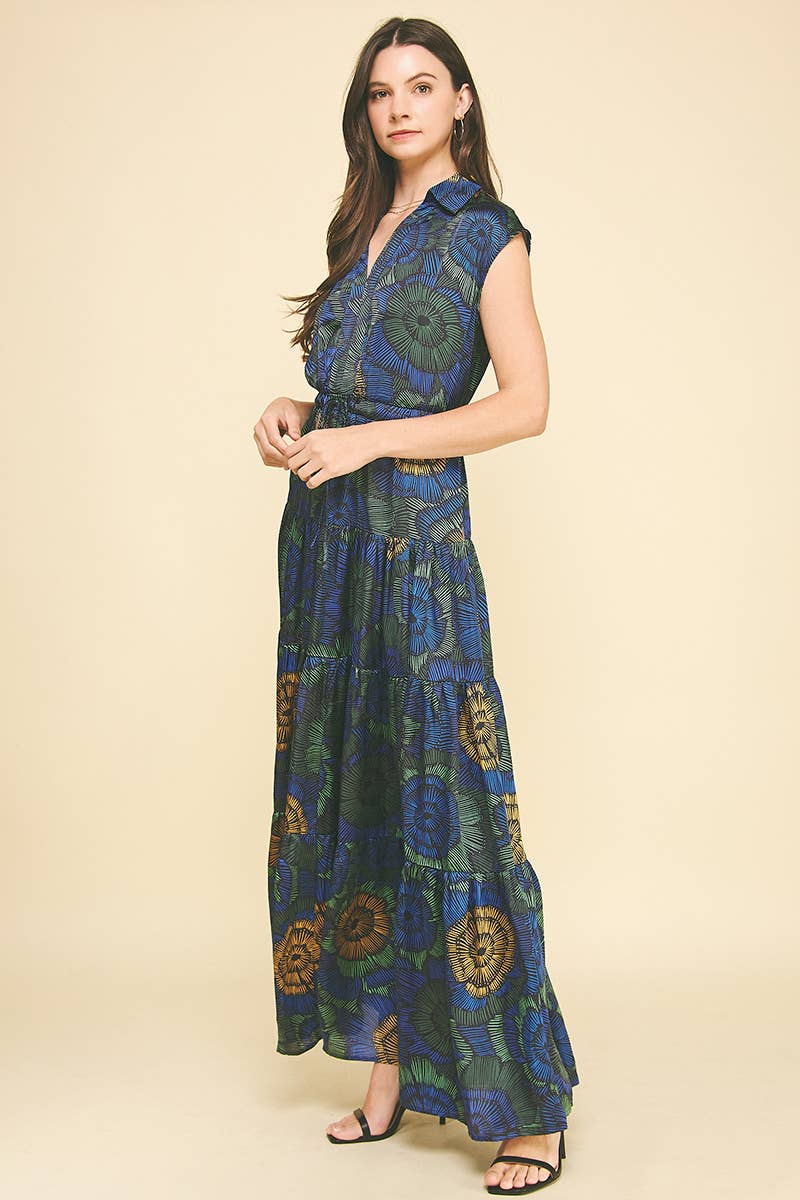 Floral Tiered Maxi Dress