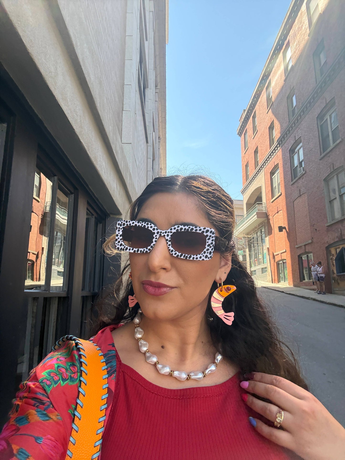 Tribe + Temple - Spot Me If You Can Mixed Print Sunglasses