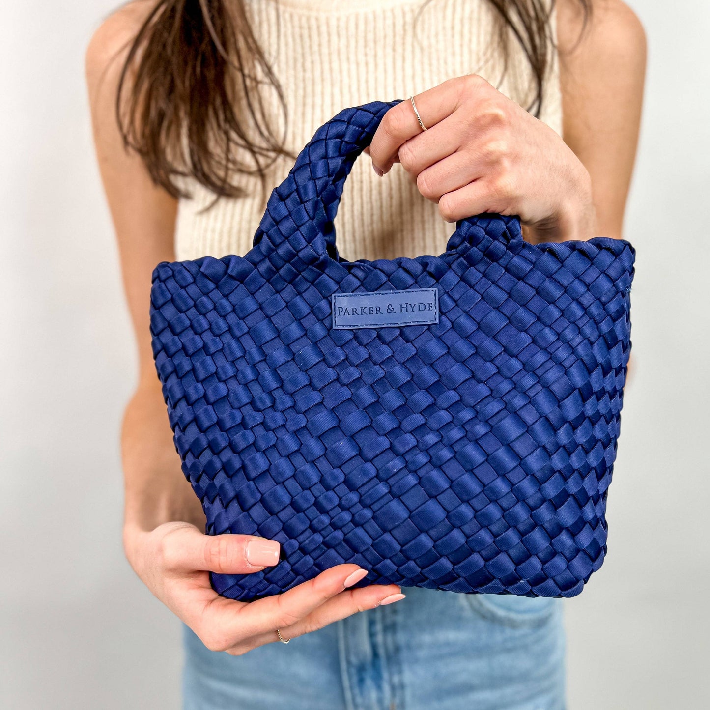 Mini Woven Tote