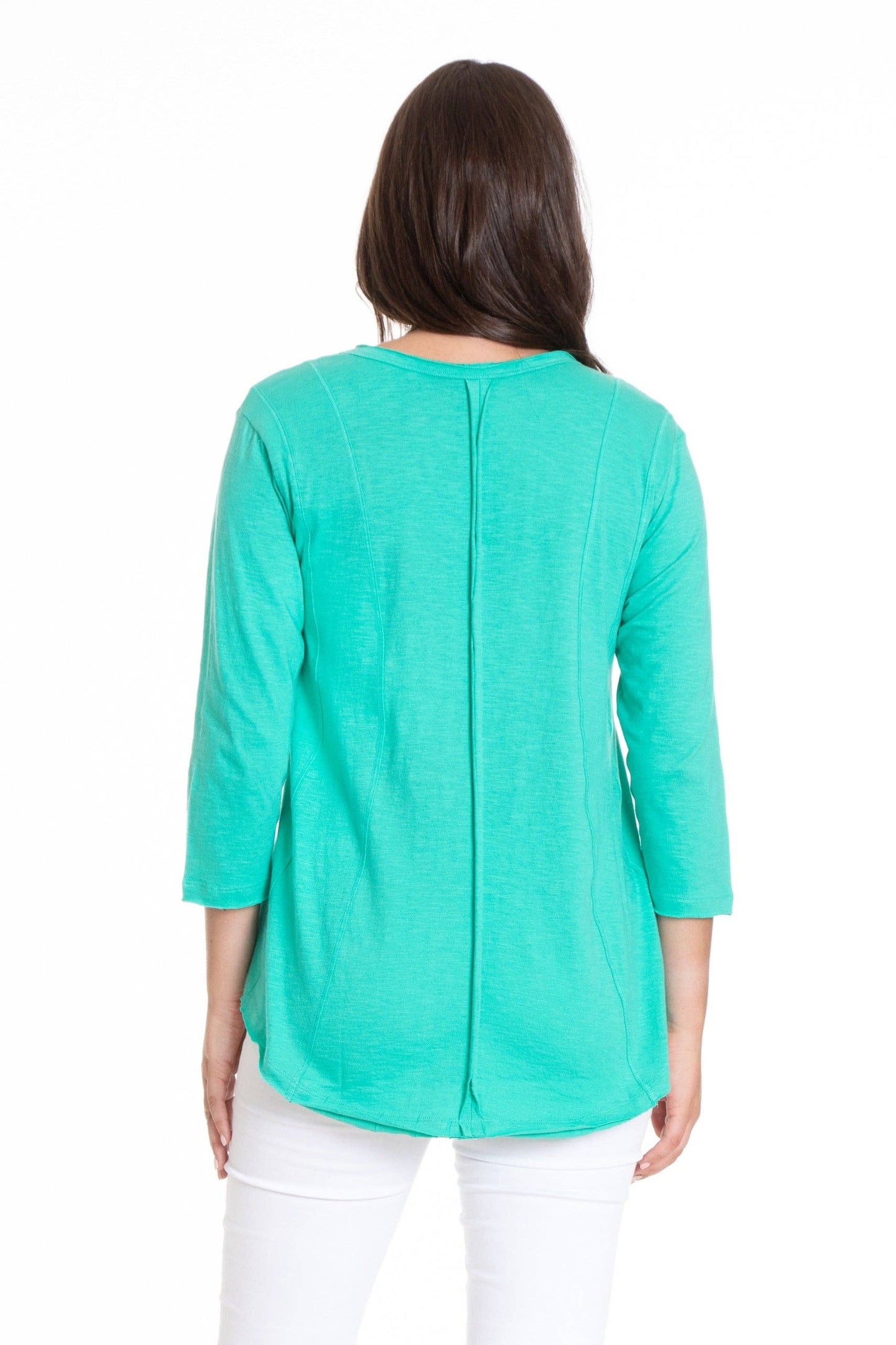 APNY - Flowy V-Neck Tee With 3/4 Sleeve