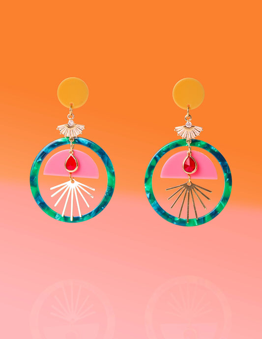 Tribe + Temple - Tropic Glam Hoops