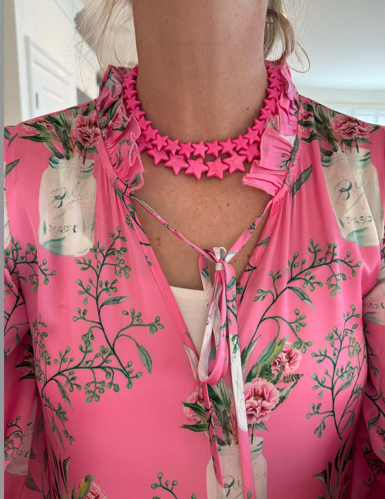 Smith and Co. Design - Star Necklace - Large - Bubble Gum Pink