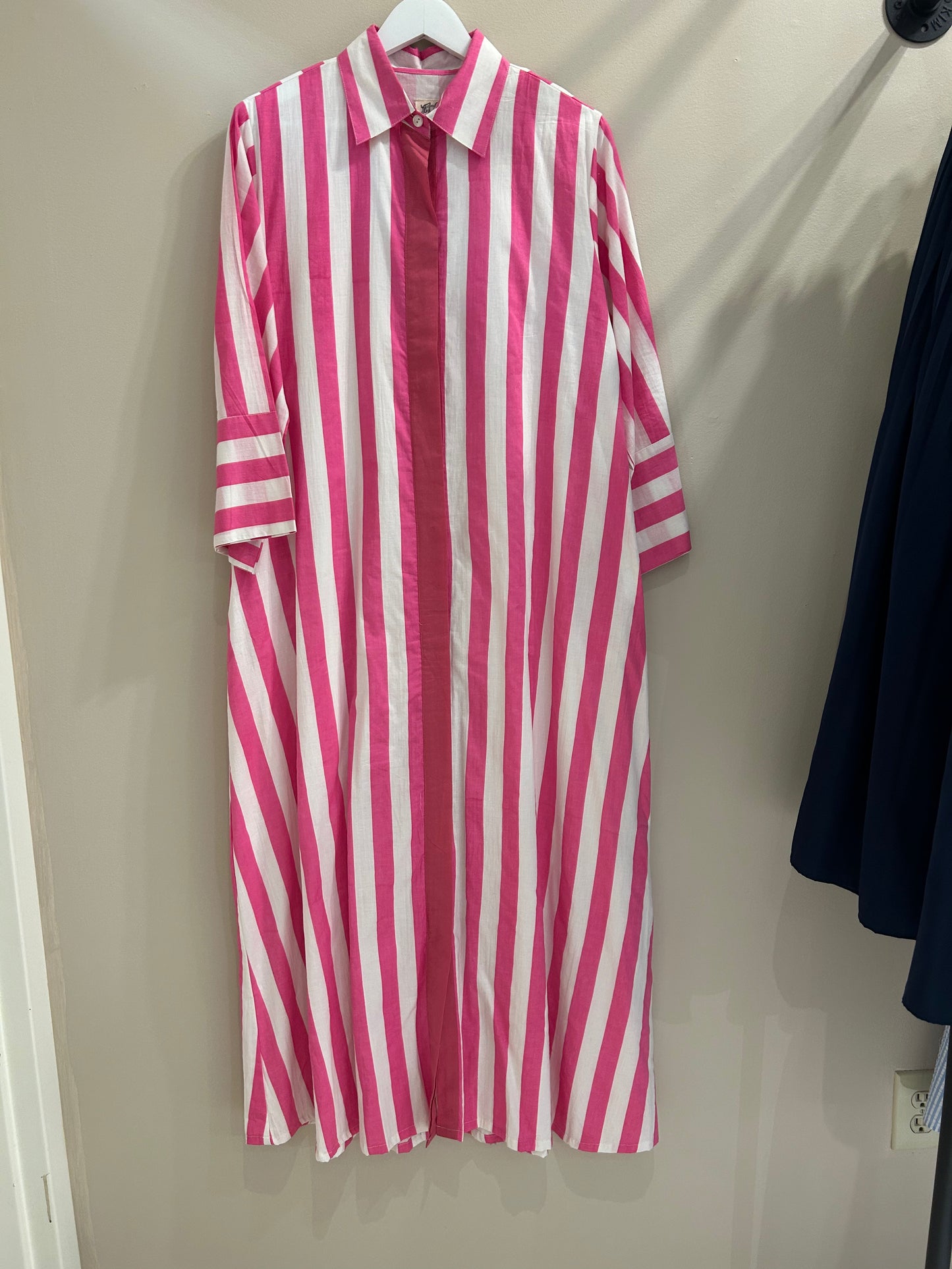 Beach Stripe Cabana Caftan Dress