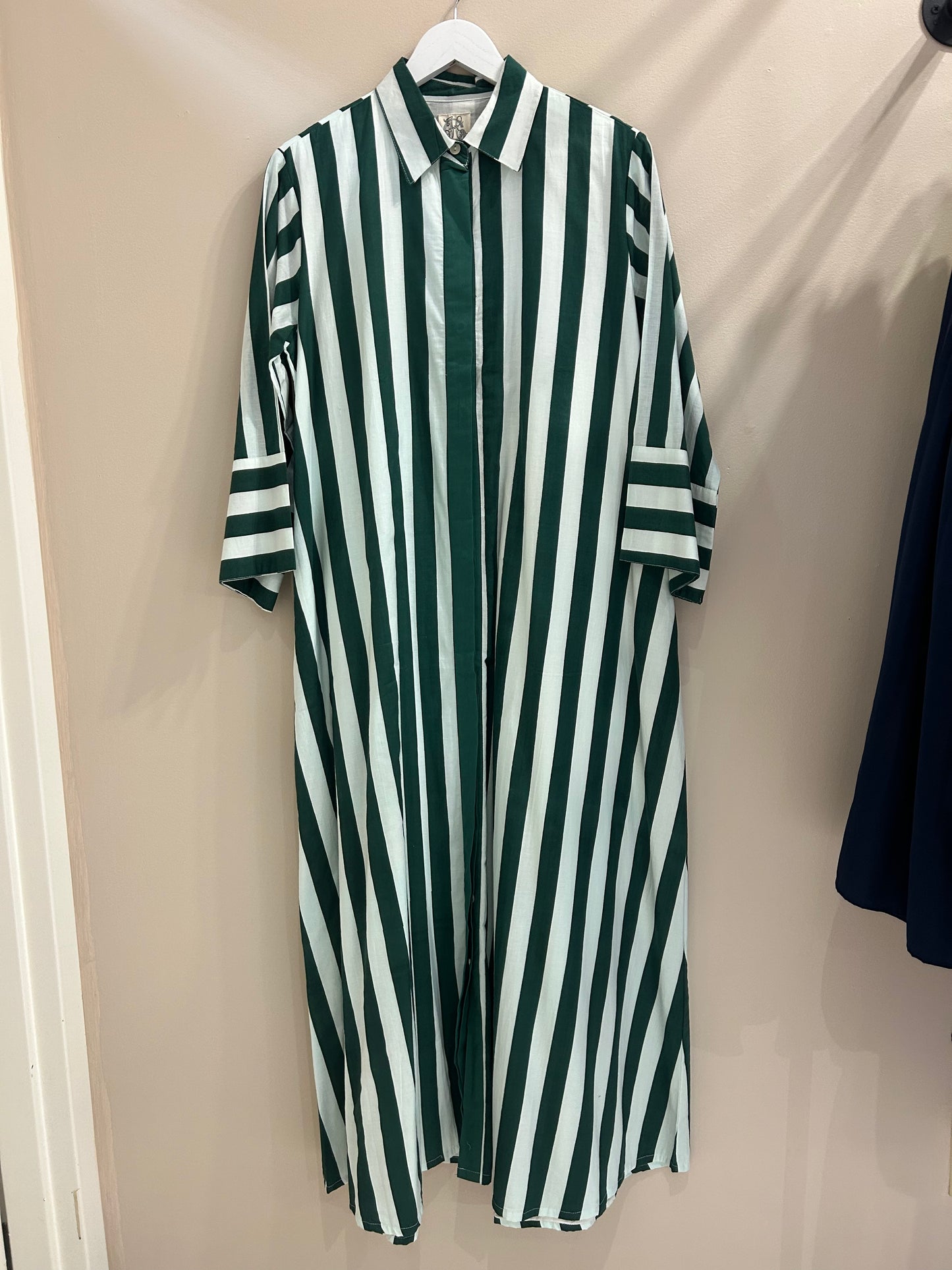 Beach Stripe Cabana Caftan Dress