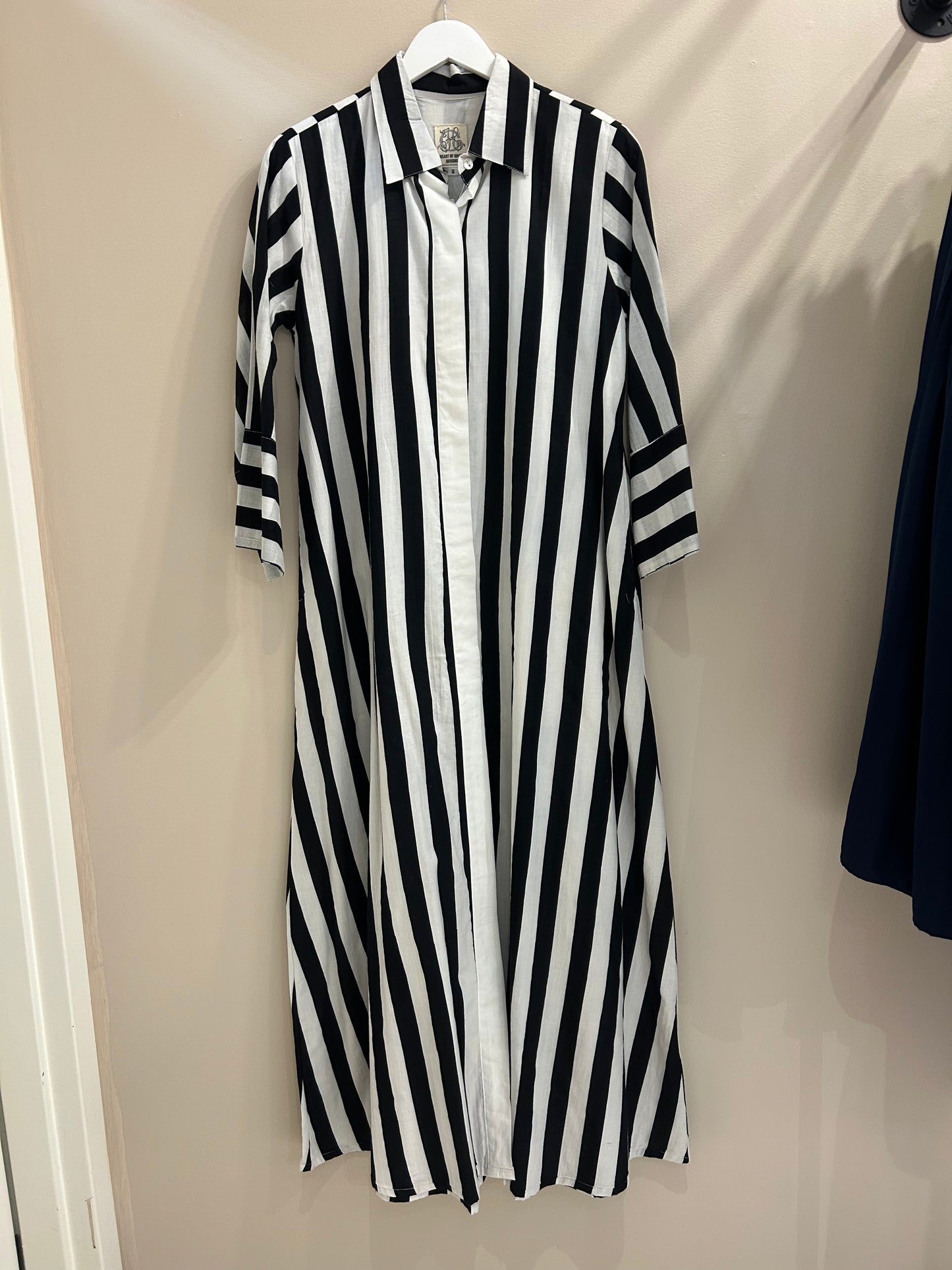 Beach Stripe Cabana Caftan Dress