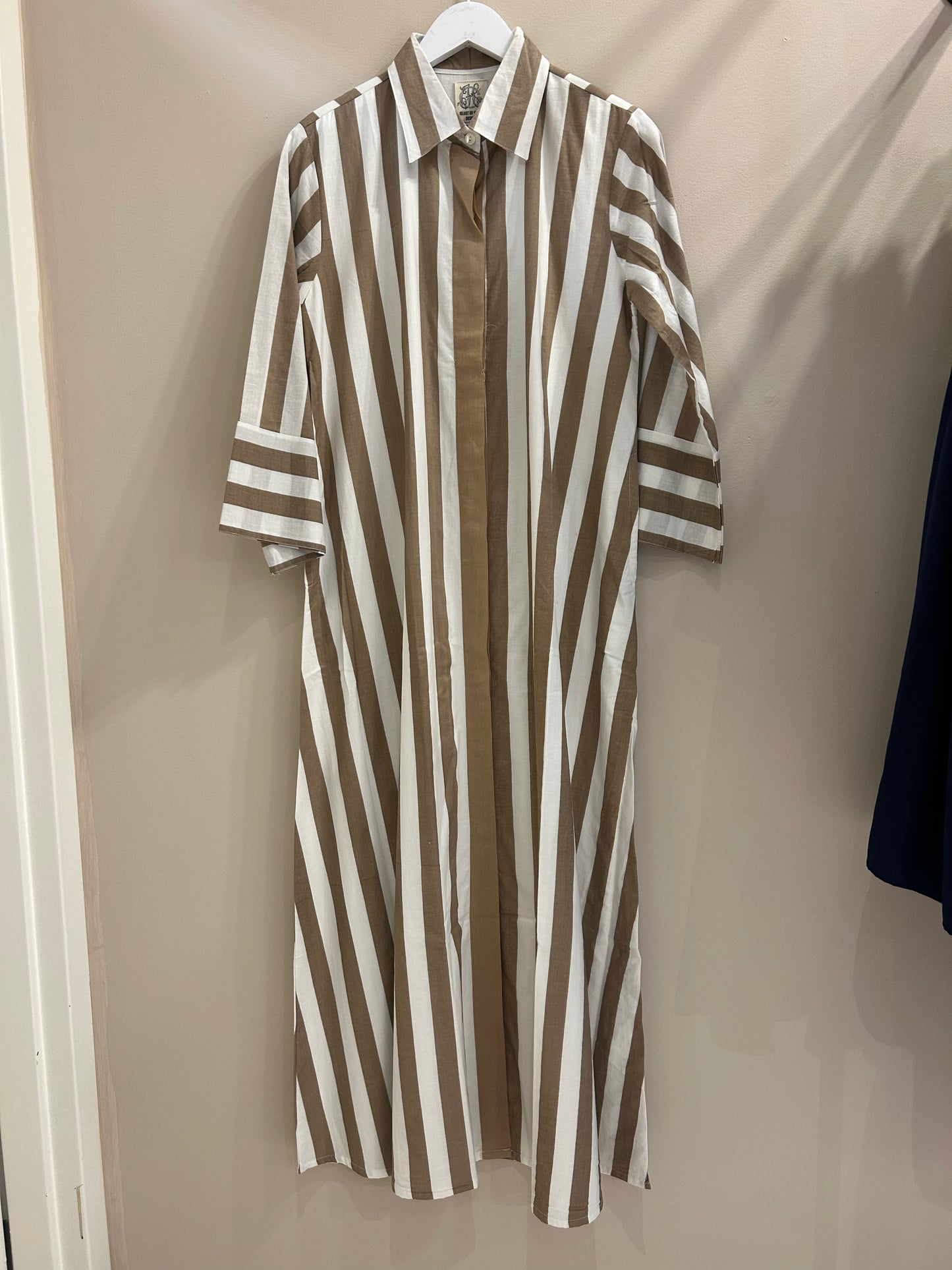 Beach Stripe Cabana Caftan Dress