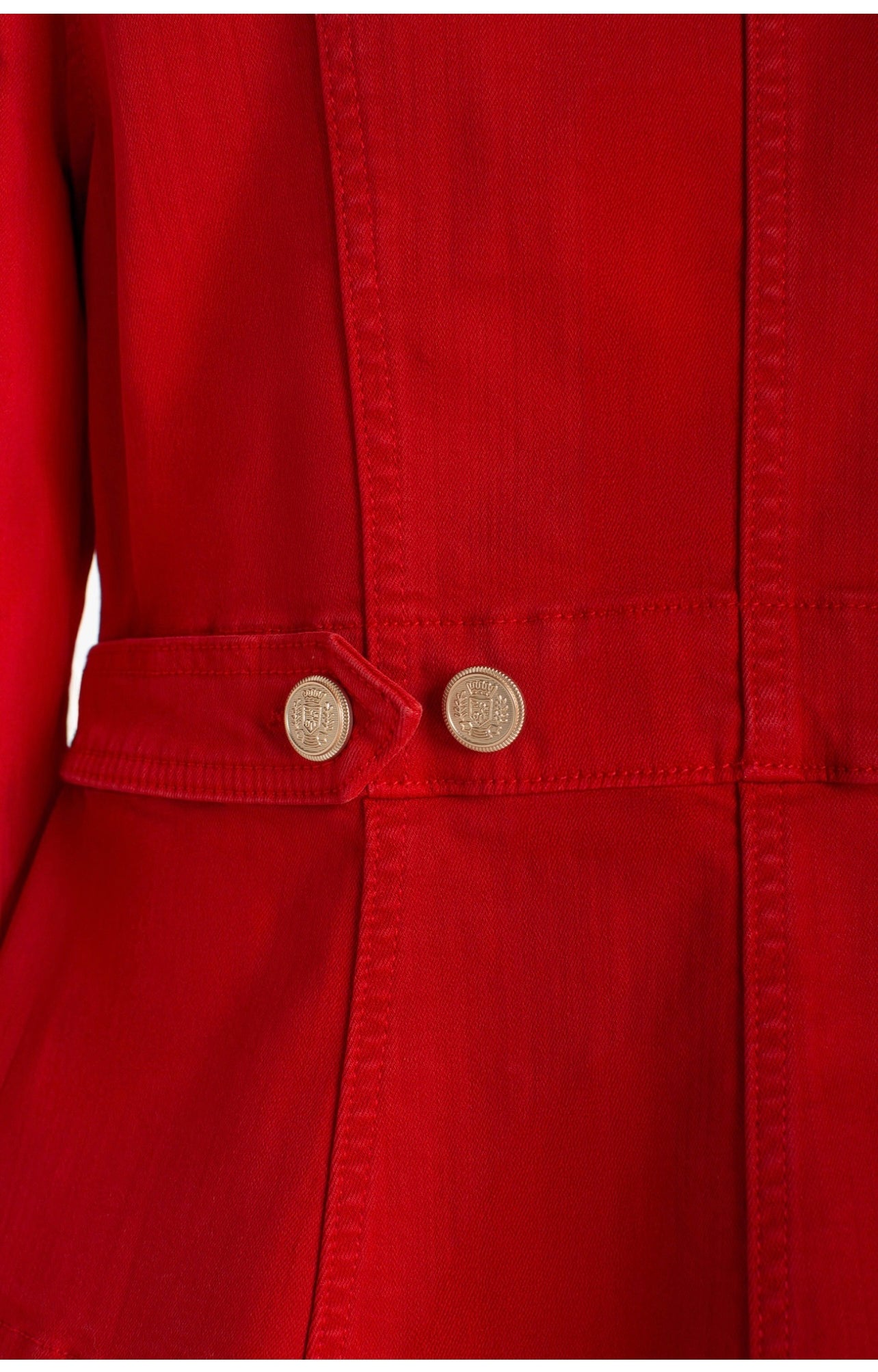 Peplum Jacket with Tab Detail