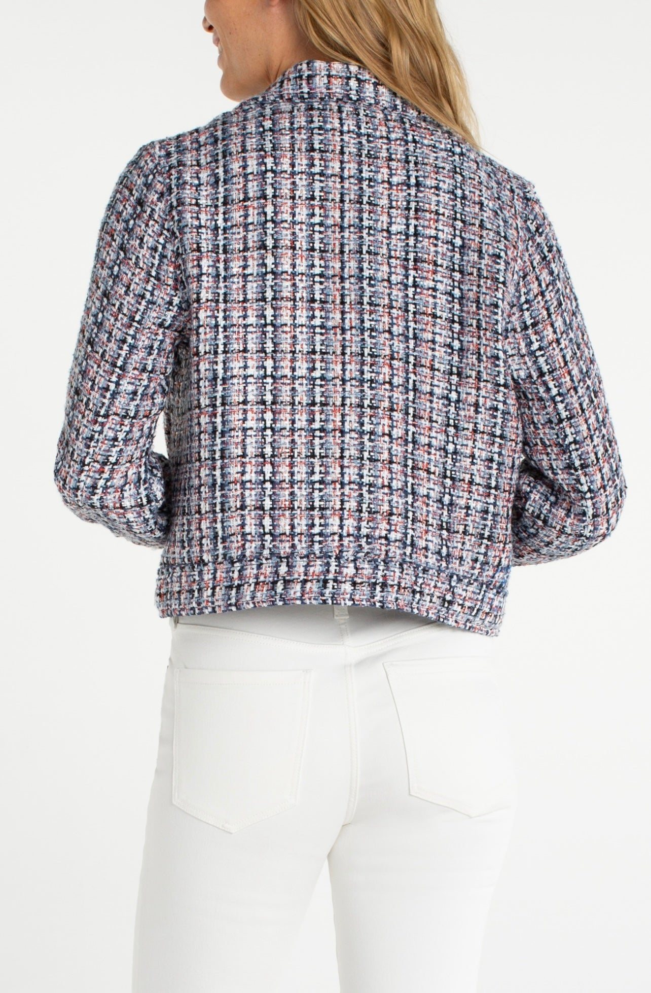 Boucle Front Button Jacket