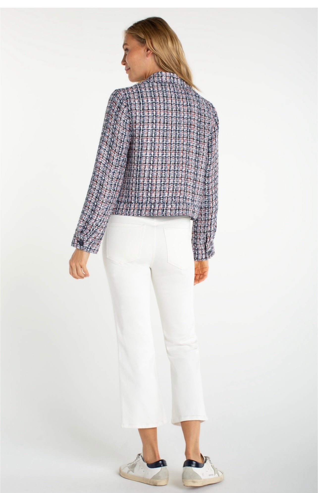 Boucle Front Button Jacket