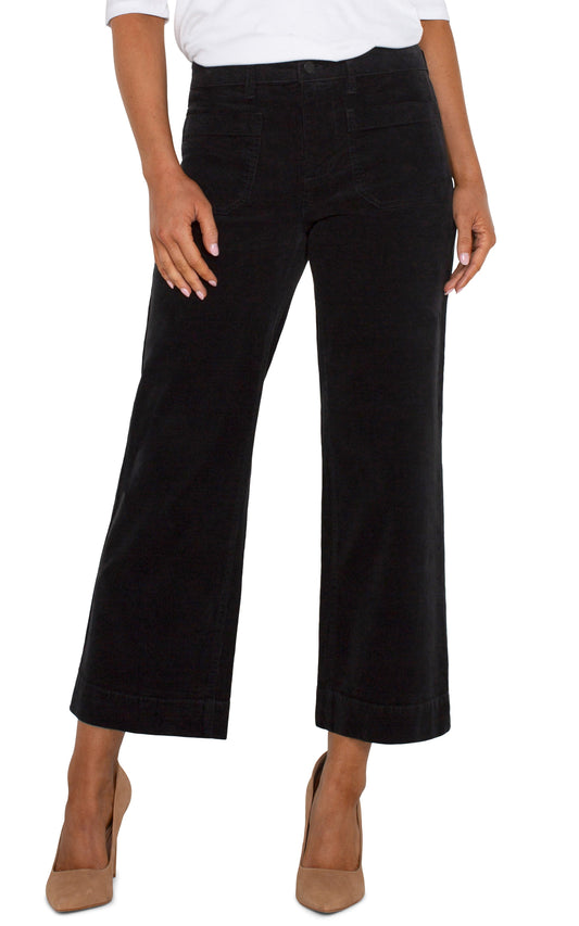 Corduroy Crop Wide Leg