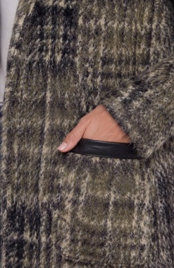 Plaid Perfection Sweater Coat