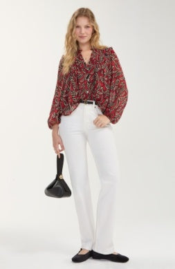 Crimson Garden Blouse