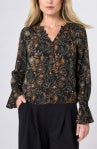 Autumn Paisley Bloom Blouse